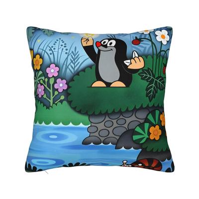 Kissenbezug Niedlich Der Kleine Maulwurf Kunst Weicher Kissenbezug Für Sofa Schlafzimmer Heimdeko Lustige Kissenbezüge
