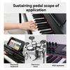 Universal Compact Sustain Pedal Electronic Drum Pedal  for Drum Digital Pianos Electronic Organ Keyboards Enduring