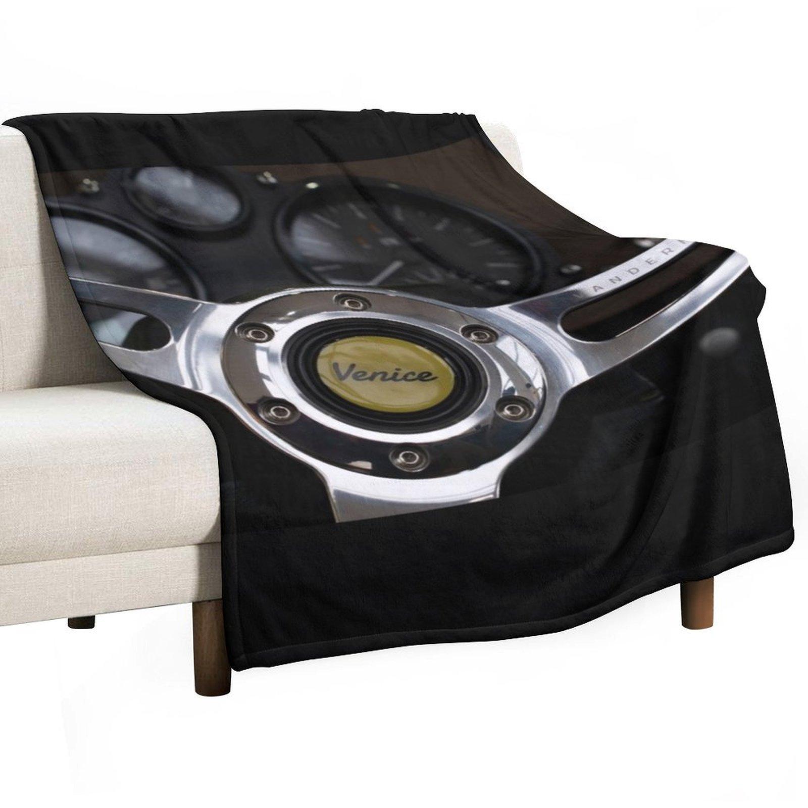 

Vanderhall Venice GT Throw Blanket Multi-Purpose Bed Fashionable Sofa Quilt Softest Blankets 30x40in