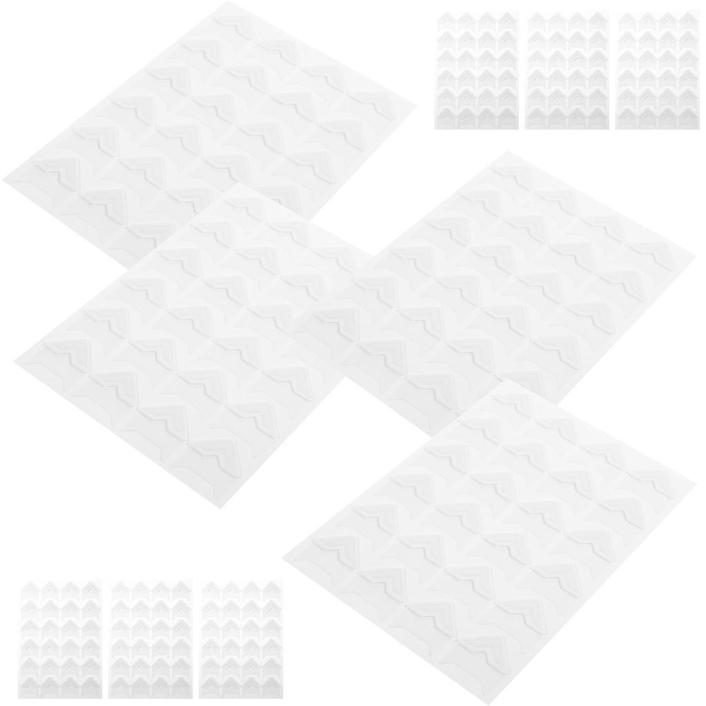 10 Sheets Scrapbook Corners Self Adhesive Photo Mounting Corners for Albums Journals Photo Books DIY Picture Decoration Corner