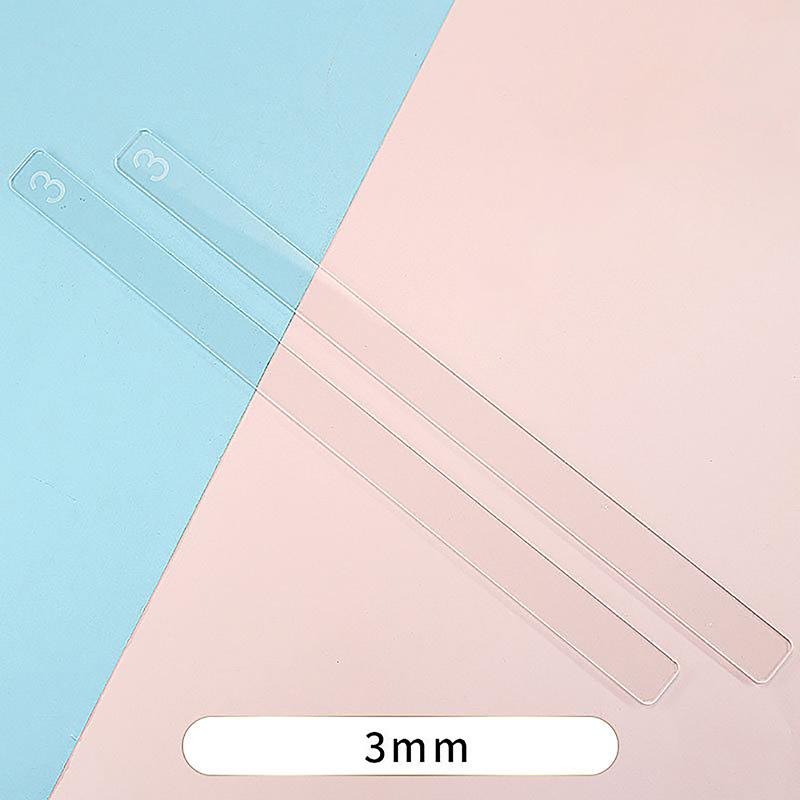 

2 шт. акриловая линейка для печенья, бисквита, помадки, торта, раскатывания, глазури, печенья, линейка для измерения толщины, разглаживатель, гаджет для выпечки кондитерских изделий 3mm