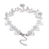 Link Hot Selling New Steampunk Style Chain Gothic Gift Jewelry Flower White Beads Necklace Choker