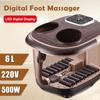 500W  Electric Foot Spa Bath Massager Rolling Vibration Heat Electric Oxygen Bubbles Foot Massage