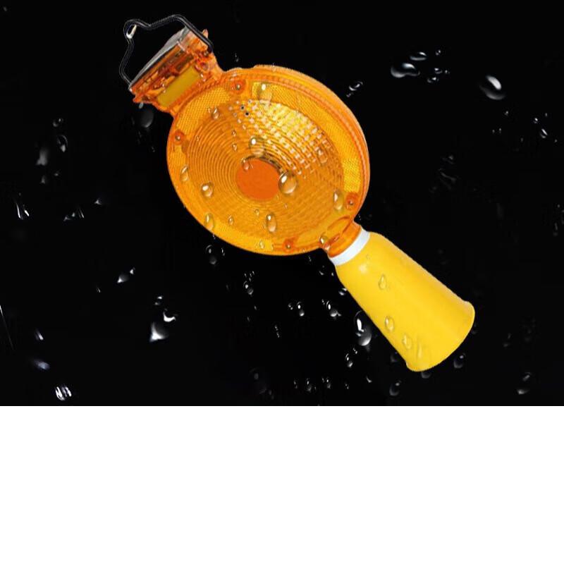 OLOMM Solar LED Verkehrswarnblinkleuchte