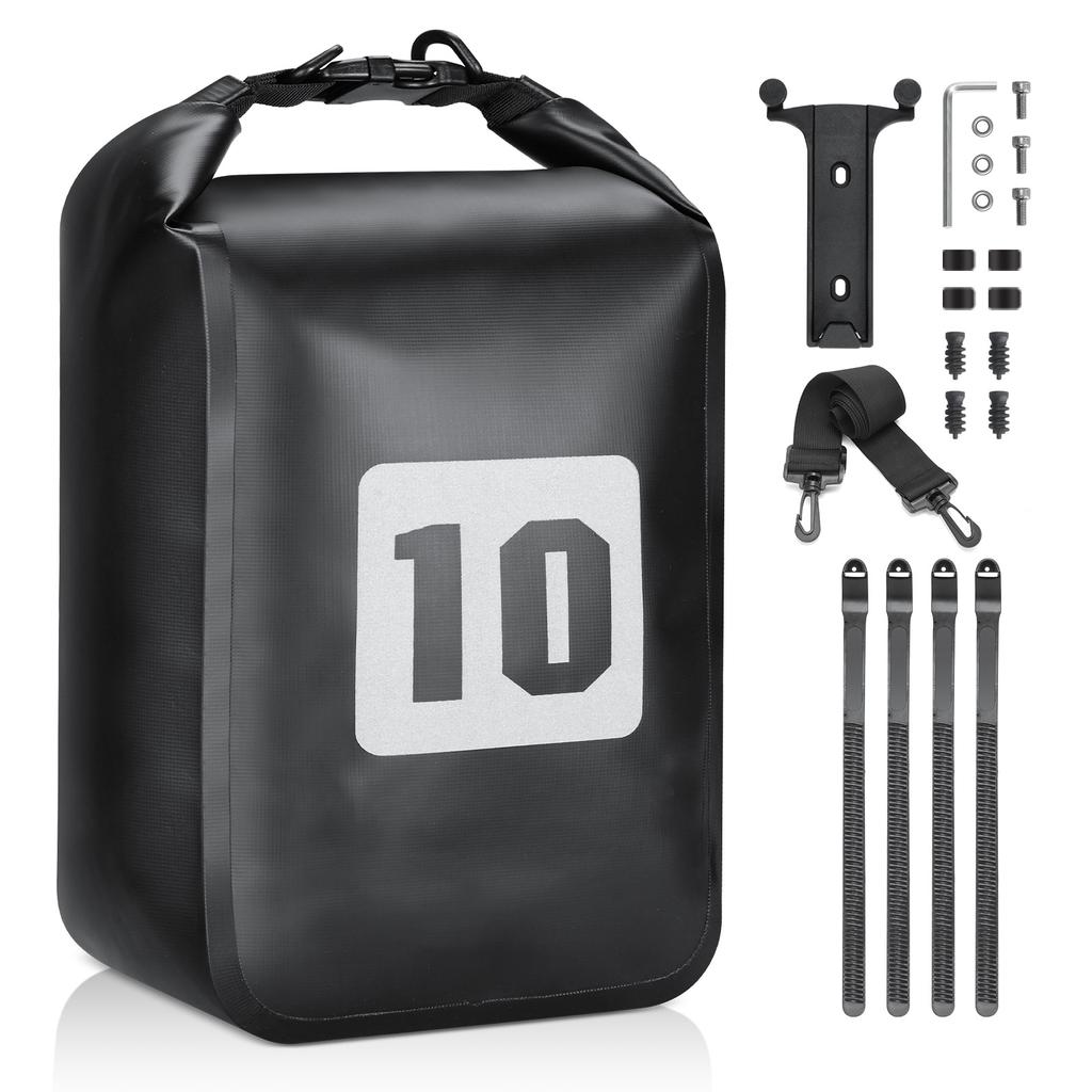 Geantă Furcă Bicicletă 10L Impermeabilă Eliberare Rapidă Geantă Față Bicicletă pentru Bicicletă Munte Șosea Distanță Lungă