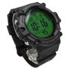 Casio Standard Digital Wristwatch Black with Green Overseas Used AE-1500WHC-1AV Men's, LCD, Model,