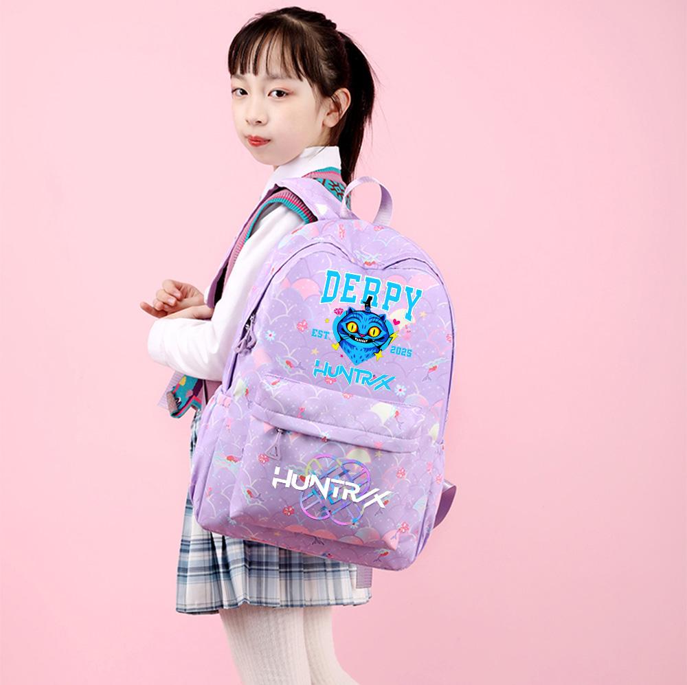 3Pcs/set Cartoon Kpop Printed Backpack Handbag Pencil Case for Teenger Student Girl Boy Schoolbag Bookbag Large Capacity Travel Bag Kid Gift