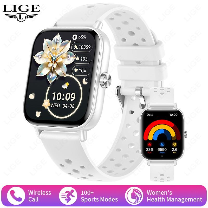 New Smart Watch Men Wireless Call IP67 Waterproof Sport Fitness Watch Voice Assistant Heart Rate Health Monitor Smartwatch