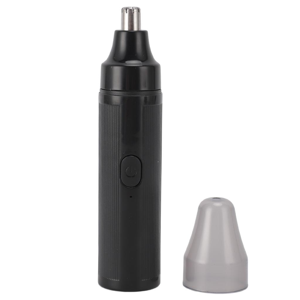 Electric Nose Hair Trimmer Rechargeable Portable Nose Hair Clipper for Men Women Home Travel Black
