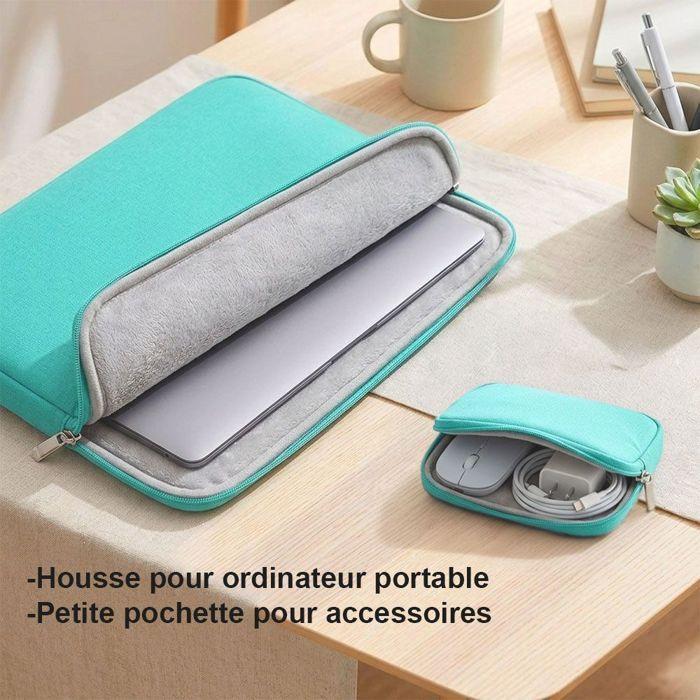 Housse Ordinateur Portable 15 Pouces, pour MacBook Pro/Air Lenovo Surface Pro - Bleu