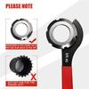 A96I-3 Piece ER Multi-Specification Electrophoresis Blackening Wrench ER25/32/40 Wrench Black & Red