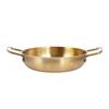 Minnai Gold Stainless Steel Shallow Hot Pot
