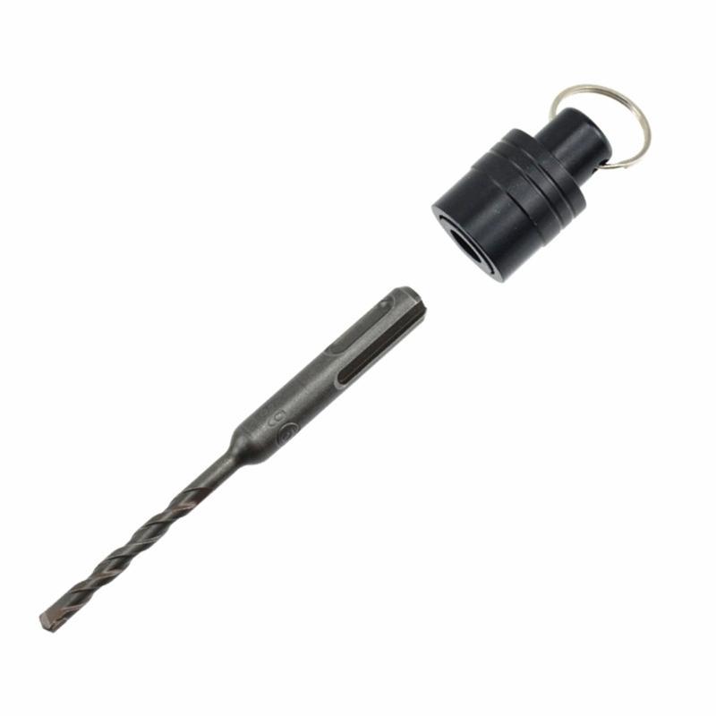 Quick Changes Drill Bit Holders with Carabiners, 1/4inch Hex Shanks Key Chain Portable Tool