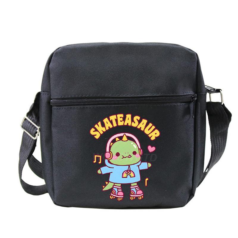 Cute printed shoulder bag casual multi-functional oblique span bag small bag student stationery bag