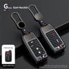 Metal Key Case for Toyota Camry, Crown, Reiz, Prado, Land Cruiser - Snap Button Design