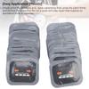 40PCS Tire Puncture Patches Radial Tire Repair Patches 65x80mm  Rubber Tire Patch Kit for Cars Motorcycles Trucks