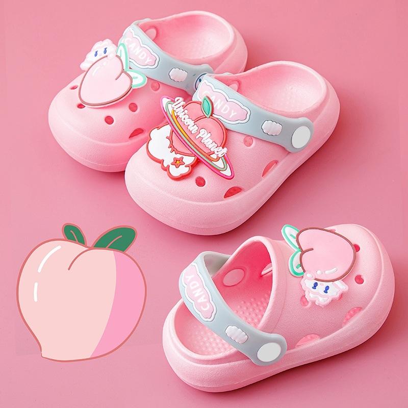 Non-slip summer cute cartoon children's slippers for girls and boys, kids' clogs, girls' sandals
