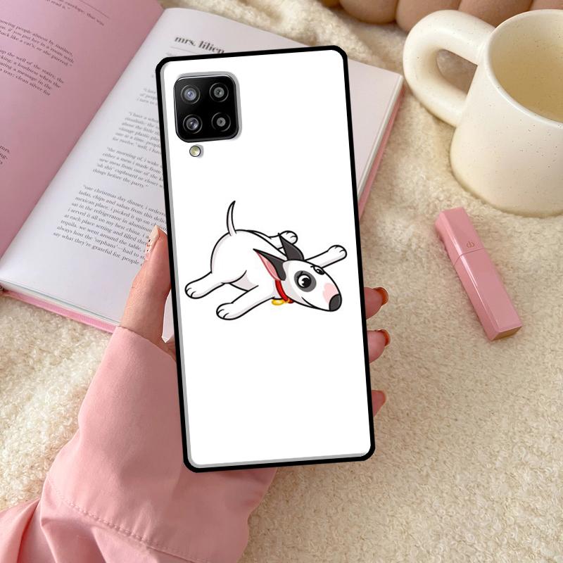 Bull Terrier Dog Puppies Funny Phone Case For Samsung Galaxy A54 A34 A14 A13 A53 A33 A73 A51 A71 A12 A22 A32 A52 A72 A52S