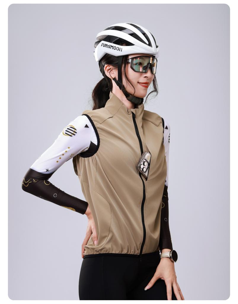 New Arrival Lightweight Cycling Vest Portable Road Bike Zip Jacket for Men Women Windproof Waterproof Running Waistcoat ODM