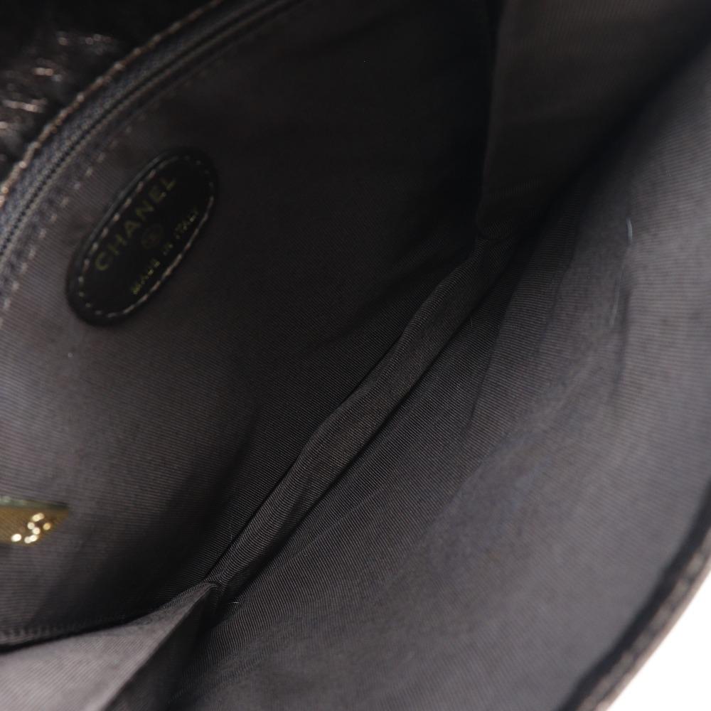 Chanel Geantă de umăr cu o curea, piele de vițel bronz, Damă, Folosită