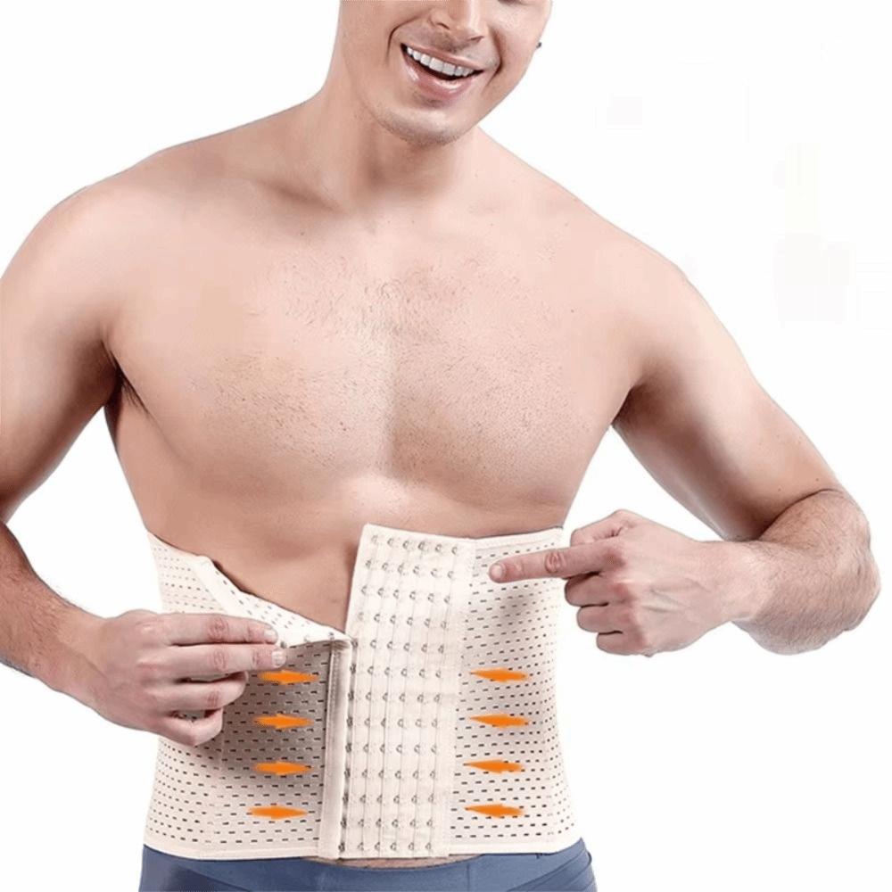 Abdomen Reducer Waist Trainer Modeling Strap Trimmer Belt New Corset  Men