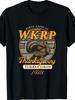 Unisexs Retro Cincinnati WKRP Tshirt 1978 Turkey Throwing Retro TV Program Design Classic Comedy Fans Nostalgic Clothing Gift
