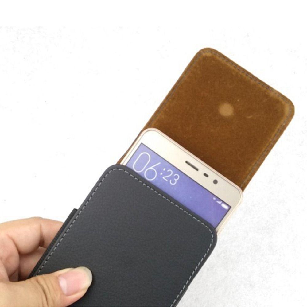 1Pcs Leather Phone Case Waist Bag Holster Cover Phone Belt Clip New Phone Waist Pack  For Smartphone