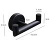 Stainless Steel Wall Hooks Toilet Paper Holder Wall Hanger Towel Holder Rack Behind Door Bathroom Clothes Hook Hardware