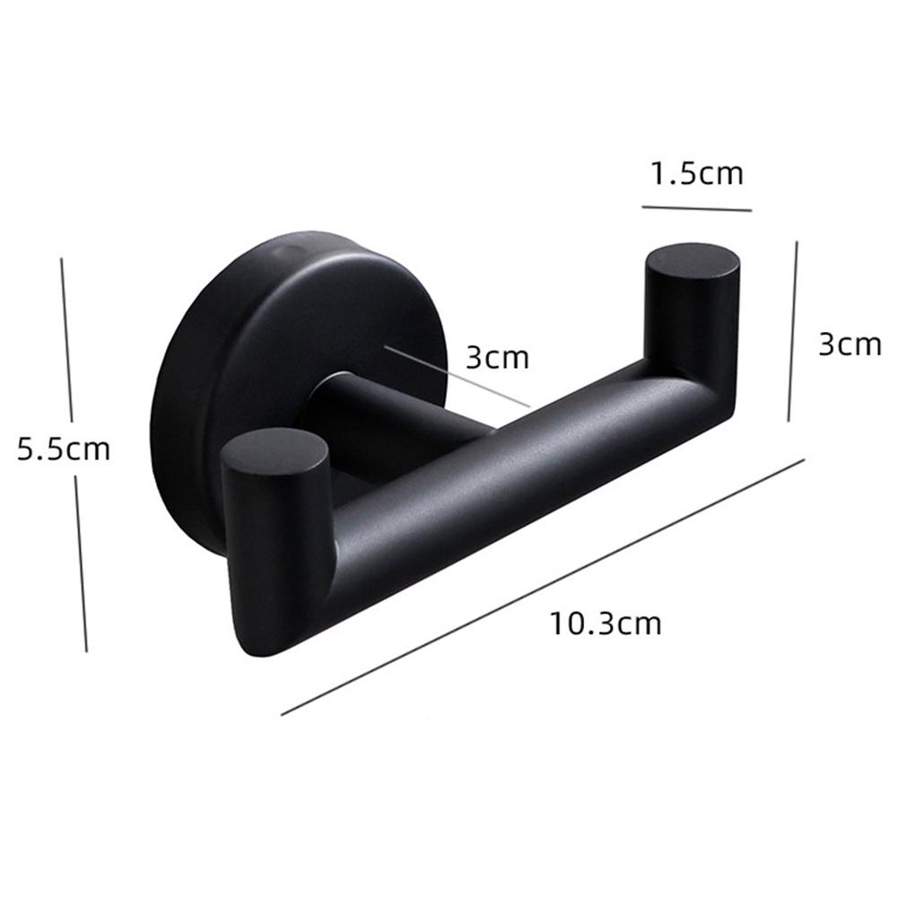 Stainless Steel Wall Hooks Toilet Paper Holder Wall Hanger Towel Holder Rack Behind Door Bathroom Clothes Hook Hardware