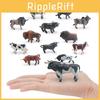 Miniature Wildlife Animal Models Pvc Craft Set For Kids Education And Collecting