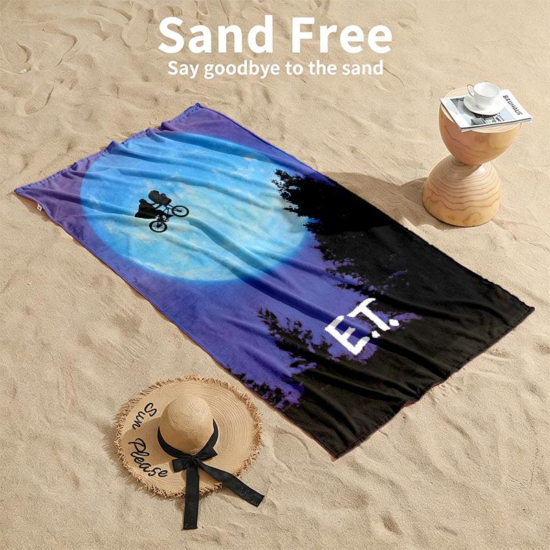 E.T Beach towels also serve as bath towels summer essential a musthave for the outdoors the beach and the pool