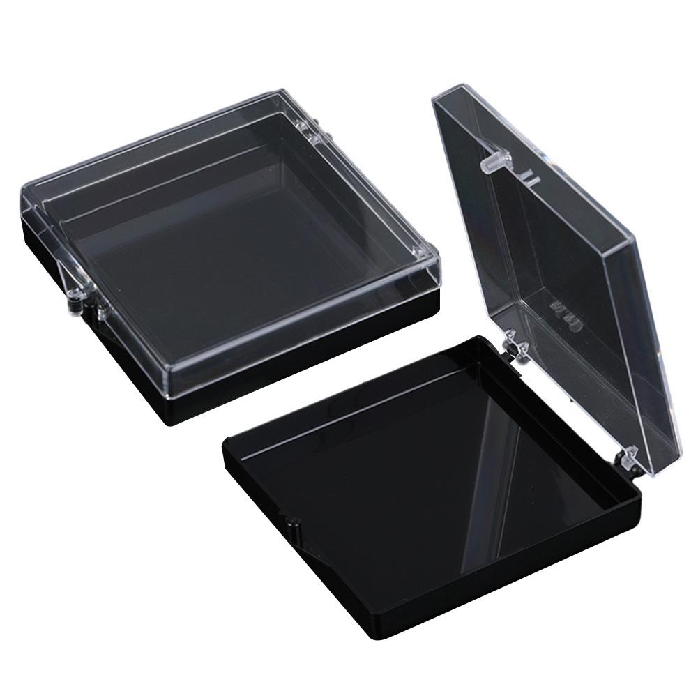 

Stylish and Convenient Handmade Storage Box Transparent Acrylic Design for Effective Nail and Small Item Storage чёрный