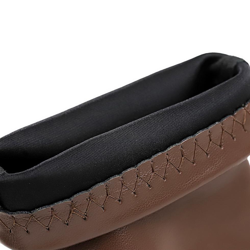 Botas curtas de inverno, saltos finos, saltos super altos, botas femininas, botas de cano curto, bico de ferro com ponta de metal, botas curtas da moda