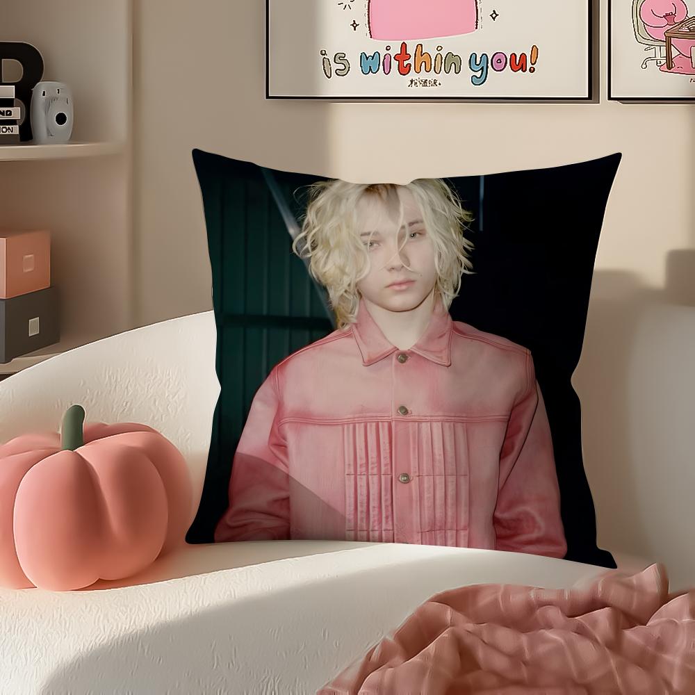 Creative Trendy Norwegian Art NNettspend Cushion Cover Pillowcase Short Plush Invisible zipper Room Sofa Cushion Cover