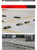 Rubber & Plastic Wheel Stopper: Parking Space, Garage, or Parking Lot Anti-collision Positioner.