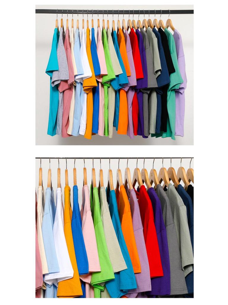 Summer 2022: 22-Color Loose Fit Oversized Couple T-Shirt
