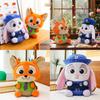 Zootopia Plüschtier Judy Nick Tierfigur mit PP-Baumwollfüllung für Kinder Geschenk