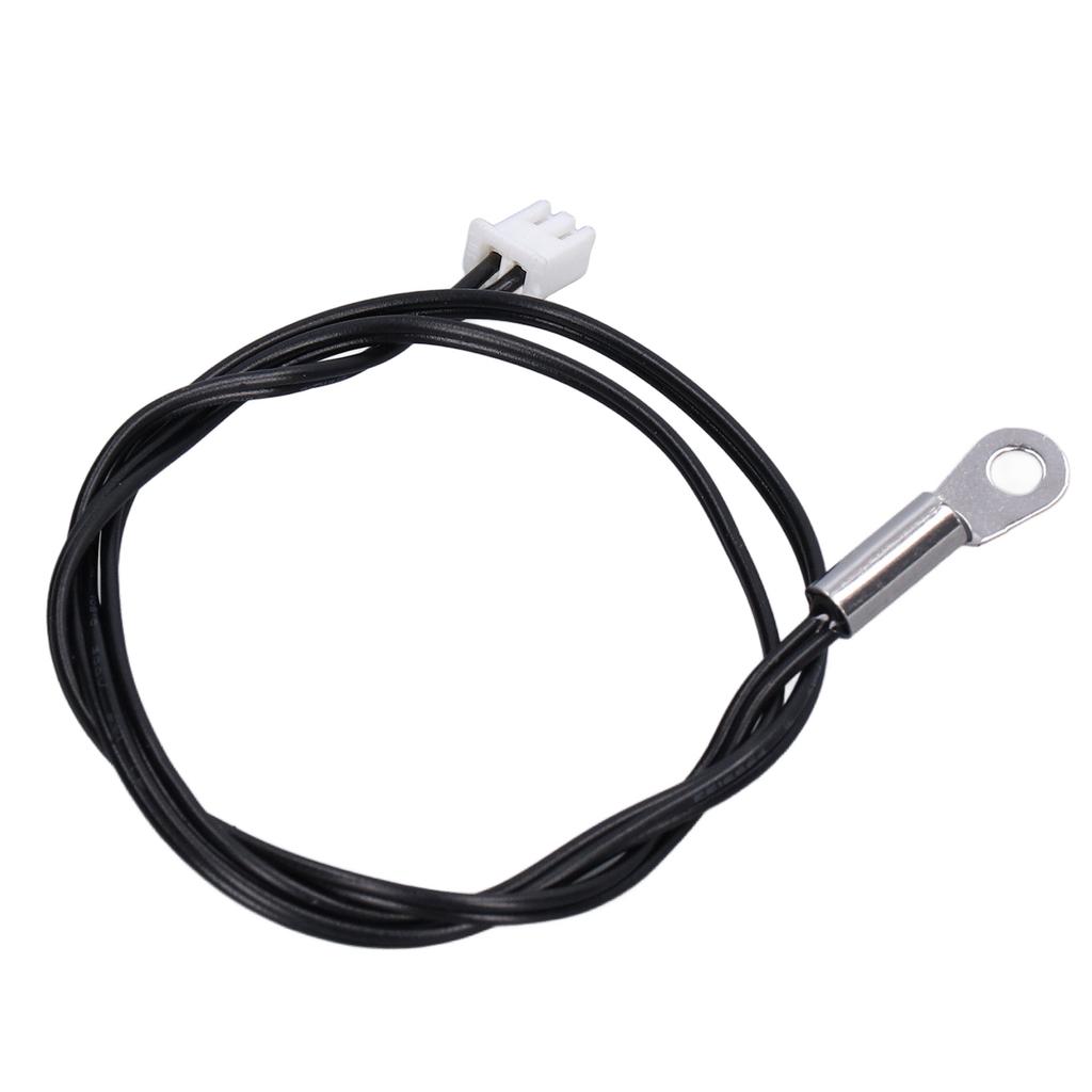10Pcs Thermistor Temperature Sensor Probe Round Lug Cold Pressed Terminal Connector 500mm