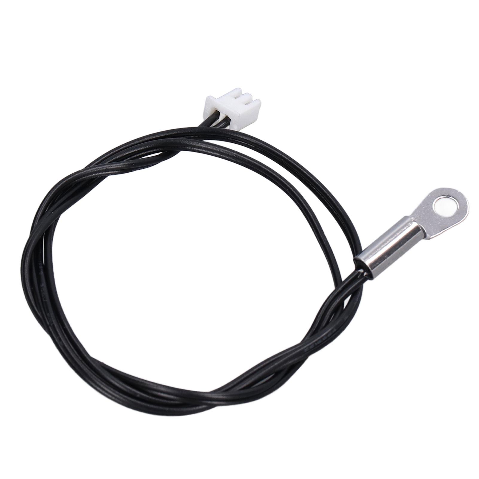 10 stuks   Thermistor Temperatuursensor Sonde Ronde Oogje Koudgeperst Terminal Connector 500mm