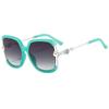 Luxury Designer Square Big Frame Sunglasses Women Fashion Vintage Pearl Oversized Sun Glasses Female Eyewear