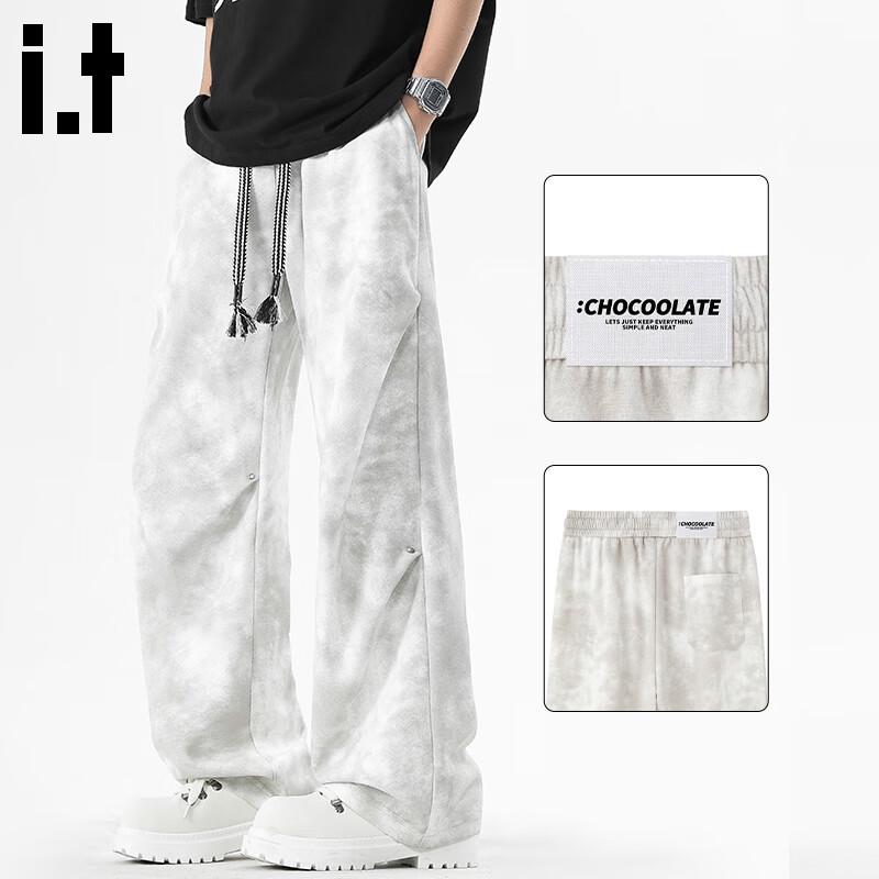 

:CHOCOOLATEit Men s Loose Straight-Leg Casual Pants 4XL