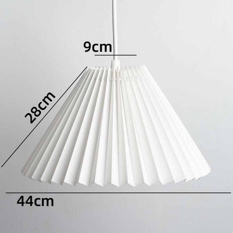 Nordic Origami Pendant Lights Lampshade Replacement Lamp Cover Downward Bulb Design Hanging Lamp Dining Room Kitchen Home Decor