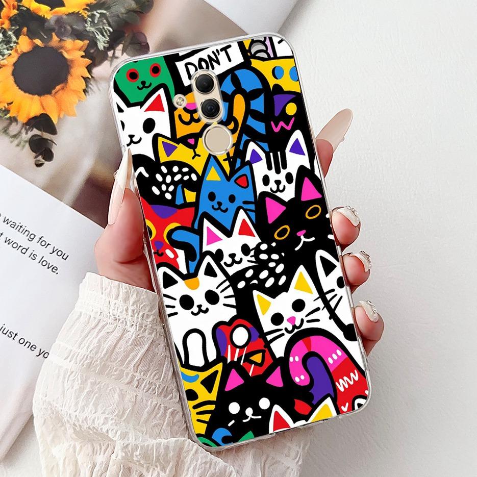 For Huawei Mate 20 Lite Case SNE-AL00 SNE-LX1 Popular Painted Cover Soft Slim Phone Case For Huawei Mate 20 Pro Mate20 Lite Bags