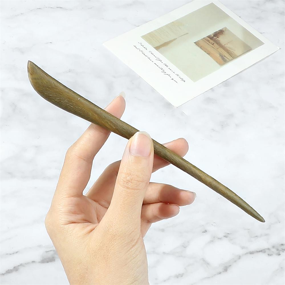 12 Styles Chinese Vintage Hairpins Green Sandalwood Ethnic Hair Sticks Women Girls High Quality Hairstyles Hair Accessories Gift