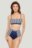 Marc & Andre Striped Full Cup Bathing Bra (71299)