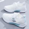 Flying Knitting Little White Shoes Small Fresh Girl Tide Shoes Sports Shoes Running Shoes Single Shoes Casual Shoes Versatile Women's Shoes