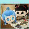 Adorable Nezha Movie Themed Plush Nap Pillow And Neck Pillow Set For Comfortable Napping