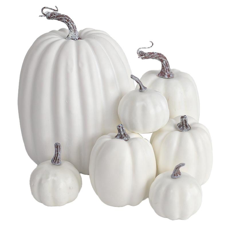 Simulation Pumpkin Model Halloween Decoration Prop DIY Accessories Desktop Ornament