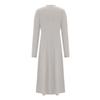 Damen Freizeitkleid Langarm Locker Einfarbig