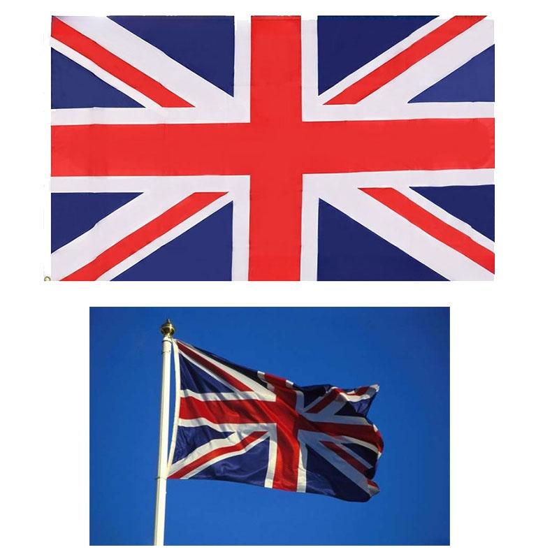 Prémiový dekorativní banner s britskou vlajkou pro slavnosti 90 cm x 150 cm